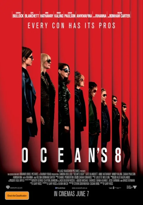 Ocean's 8 (2018) film poster