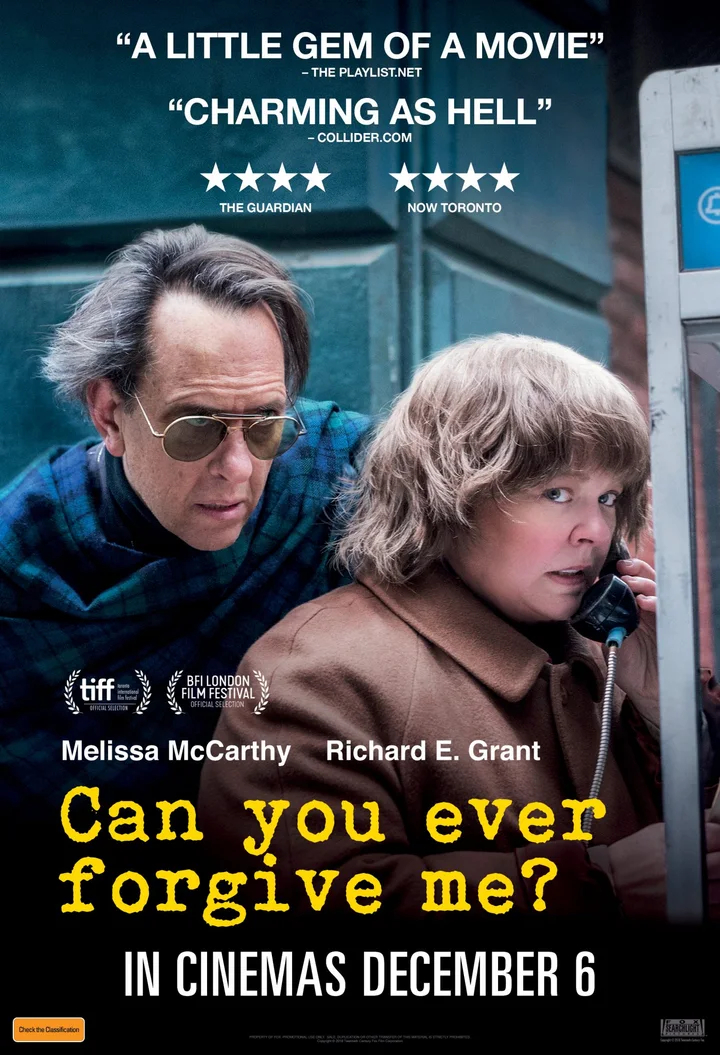 Can You Ever Forgive Me? (2018) film poster
