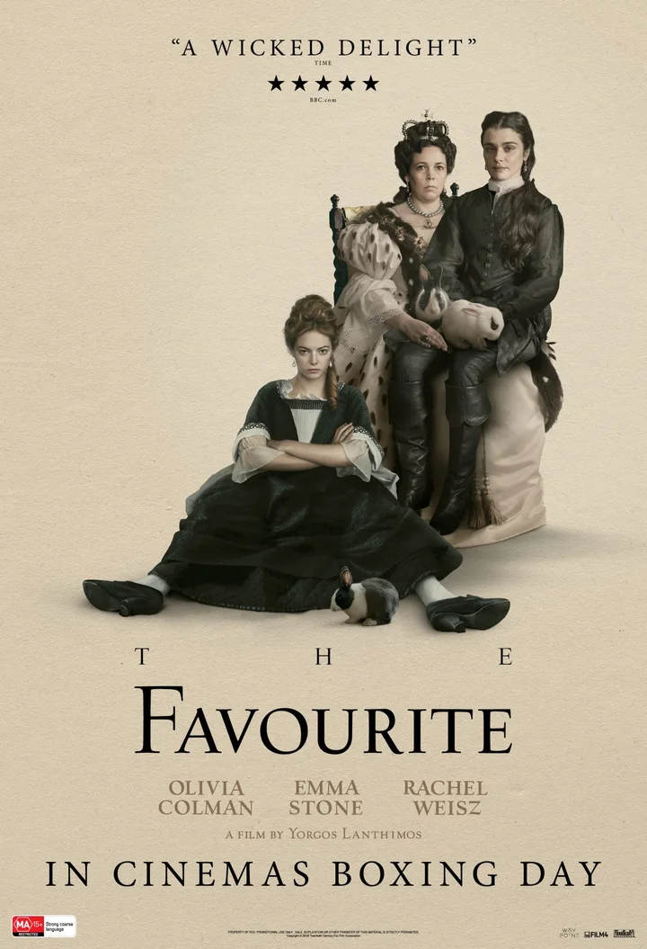 The Favourite (2018) film poster