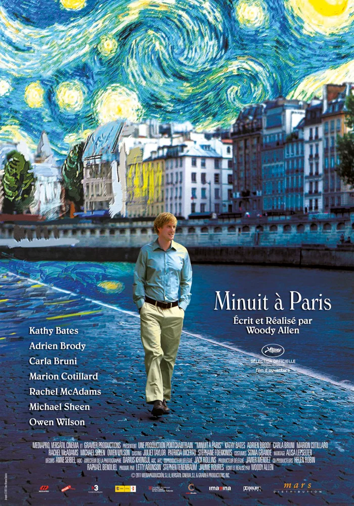 Midnight In Paris (2011) film poster