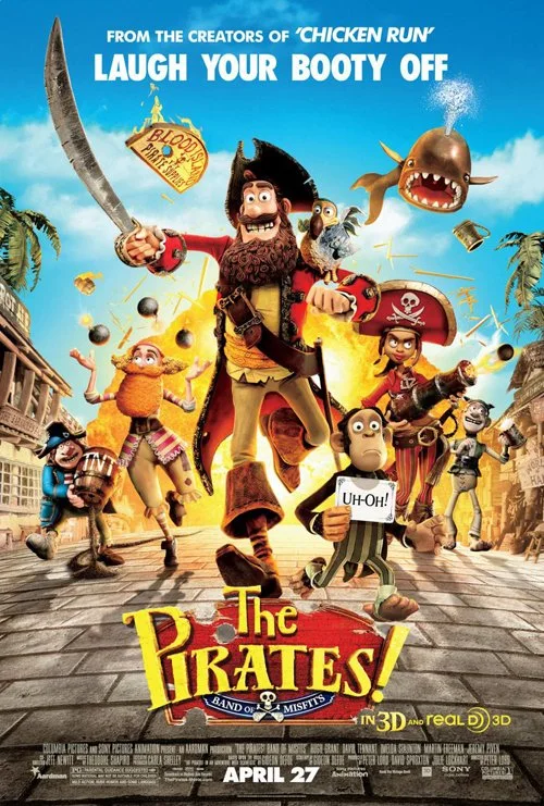 The Pirates! Band of Misfits (2012) film poster