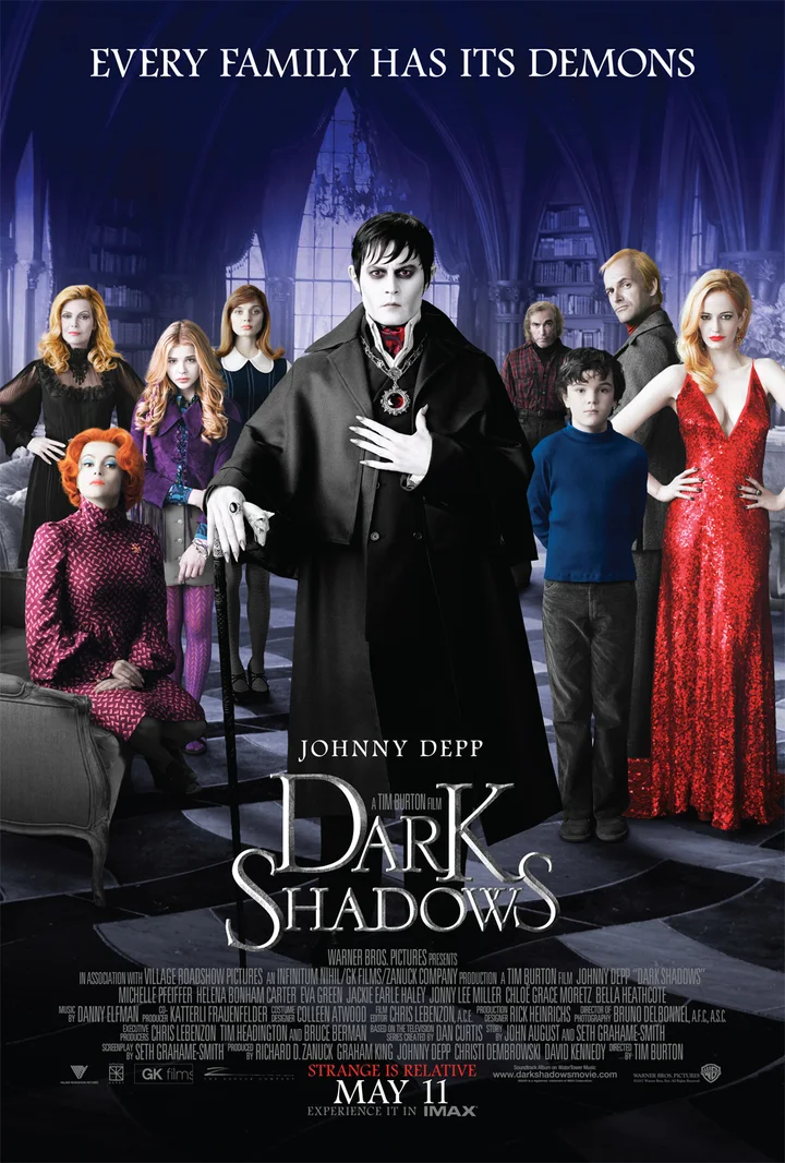 Dark Shadows (2012) film poster