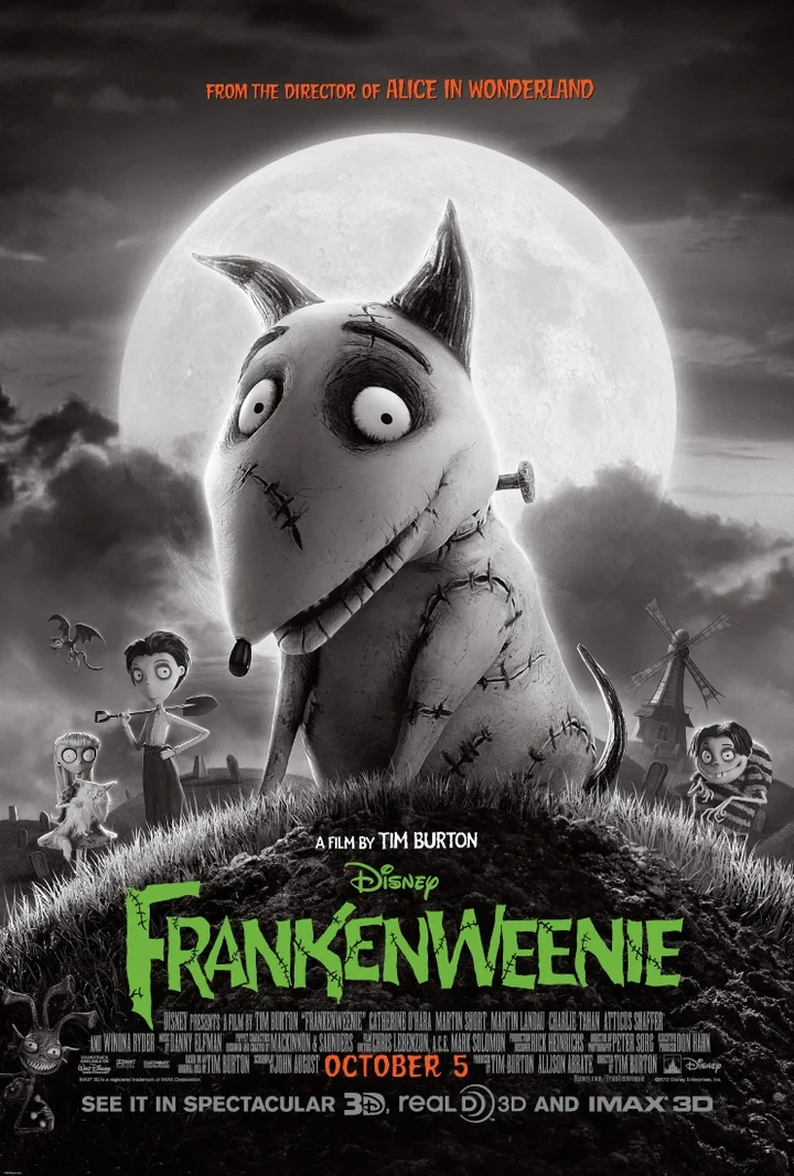 Frankenweenie (2012) film poster