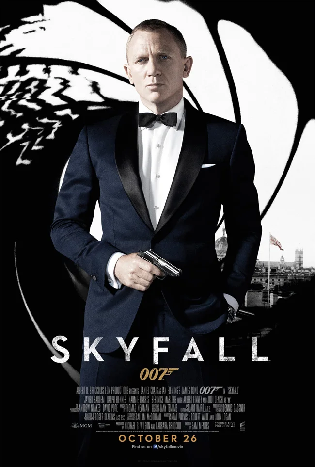 Skyfall (2012) film poster
