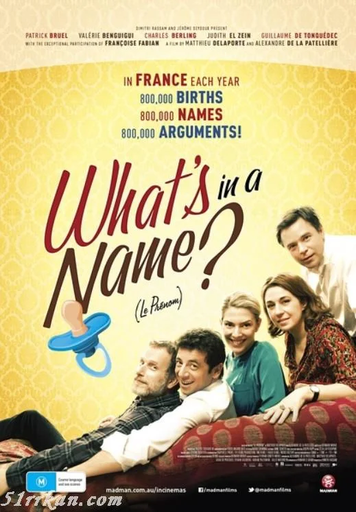 What's in a Name (Le prénom) (2012) film poster