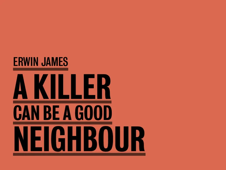 A Killer can be a Good Neighbour (FODI 2013) film poster
