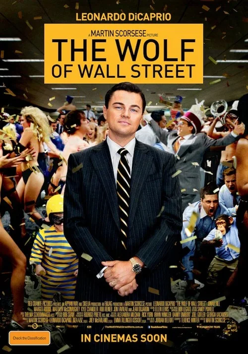 The Wolf of Wall Street (2013) film poster