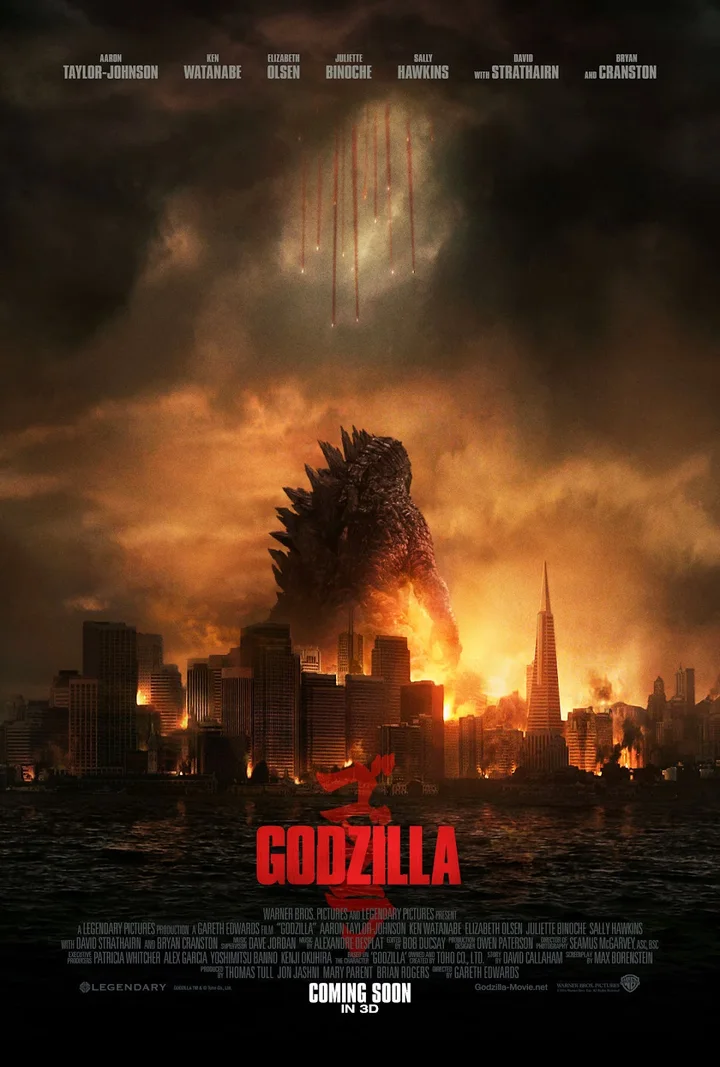 Godzilla (3D) (2014) film poster