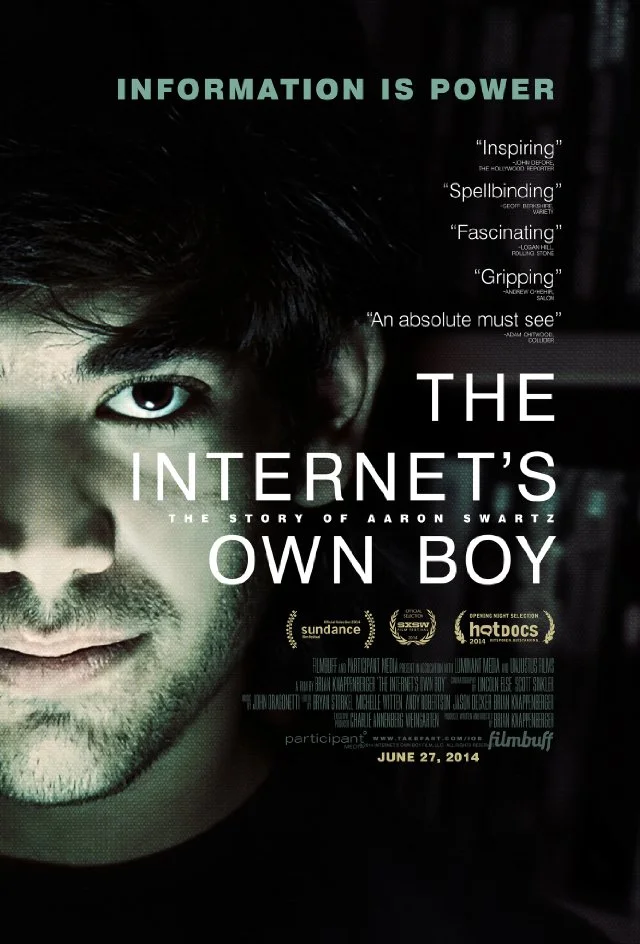 The Internet's Own Boy: The Story of Aaron Swartz (2014) film poster