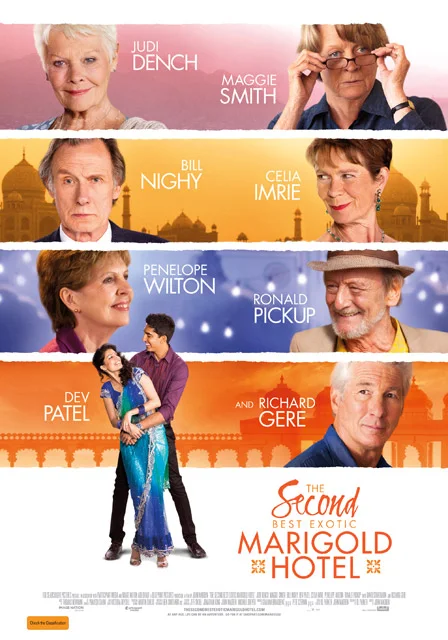 The Second Best Exotic Marigold Hotel (2015) film poster