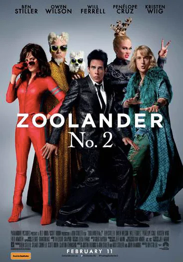 Zoolander 2 (2016) film poster