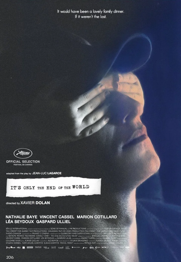 It's Only the End of the World (2016) film poster
