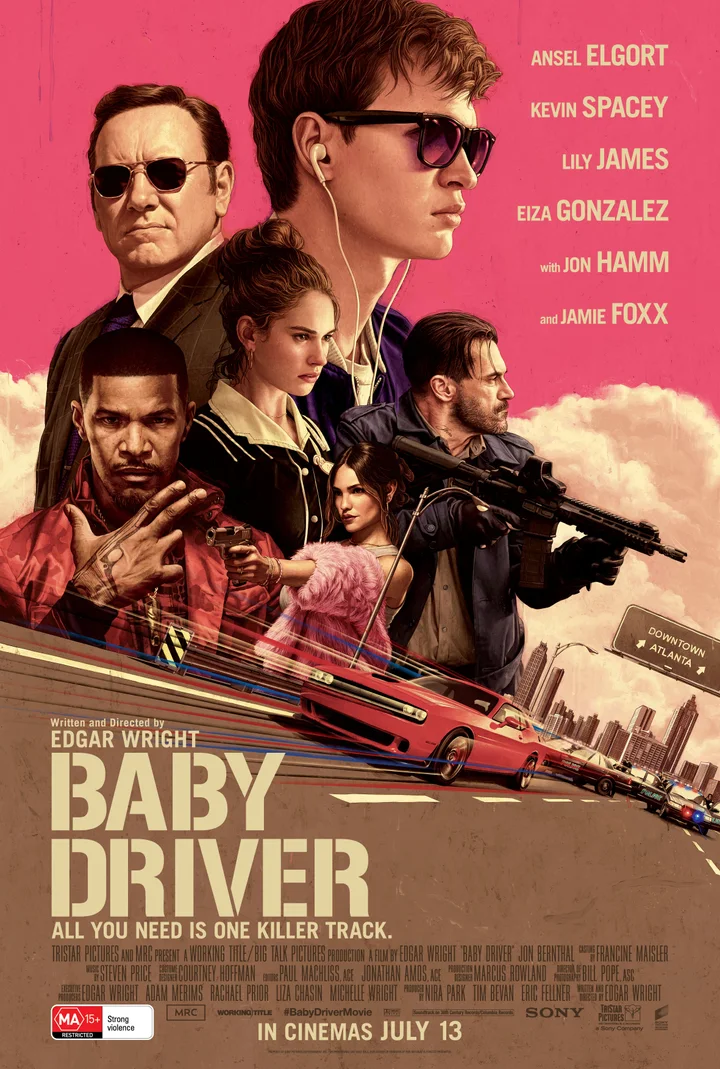 Baby Driver (2017) film poster